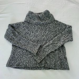 Grey Turtleneck Sweater